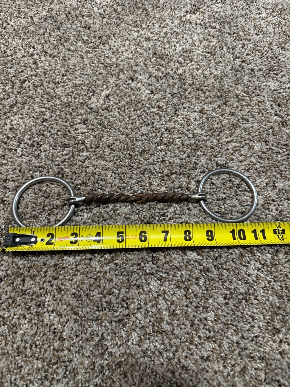 Reinsman marked twisted wire snaffle